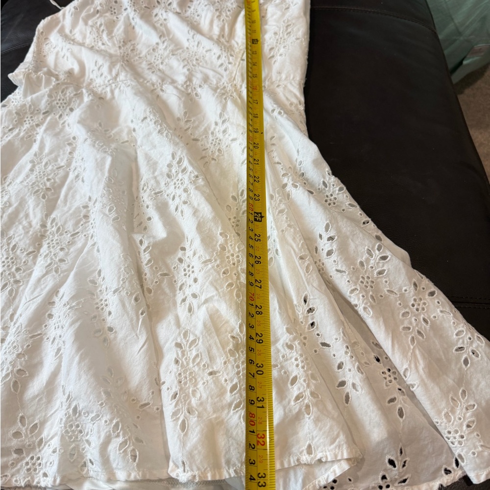 Old Navy White Eyelet Midi Dress - Picture 8 of 8